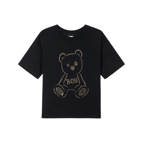 BOY JUNIOR Черные Детские Рубашки T