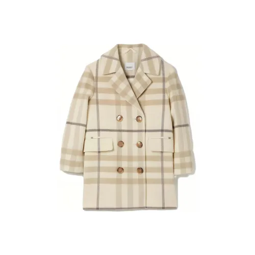Burberry Стандартное издание Нейлон Пальто Осенний Детский Бежевый