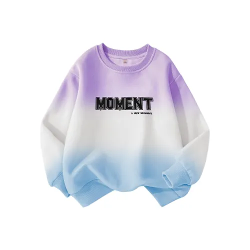 Youyou 1 Point Свитшот Фиолетовый градиент Синий Подростки