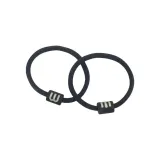 Минималистский стиль, прочная резинка для волос, 1 упаковка (черный)