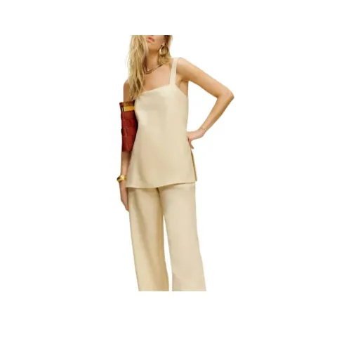 Reformation Kristen Linen Two-Piece Casual Suit Women's