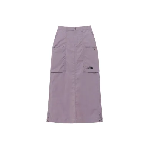 THE NORTH FACE Повседневный Длинный Юбка Женская Фиолетовая