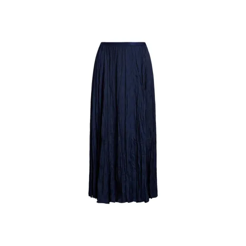 Polo Ralph Lauren Повседневный Длинный Юбка Женская Морской Синий