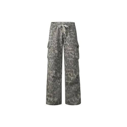 XAKA Леопардовый принт Унисекс Повседневные брюки