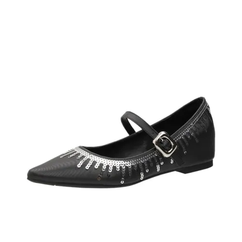 City Camel Плоская подошва Туфли Мэри Джейн Женские