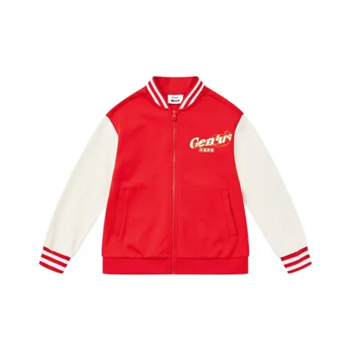 QIAODAN Бейсбольная куртка Enchanting Red Подростки