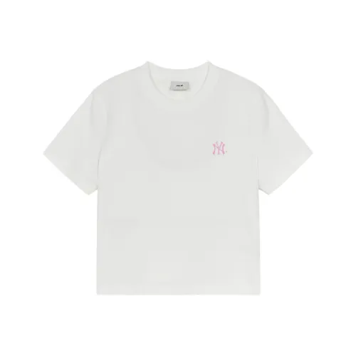 Mlb Base Logo Нью-Йорк Янкис T-рубашка Женская Белая