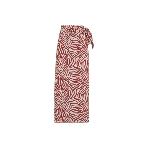 BRUNELLO CUCINELLI Юбка-карандаш Женская Темно-красный