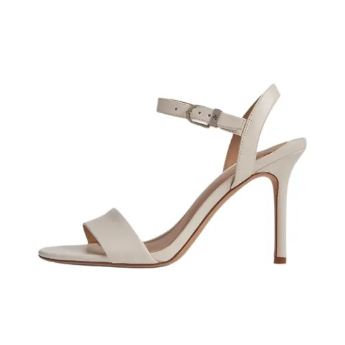 Polo Ralph Lauren Gwen Nappa One Strap Sandals 9cm Women's White