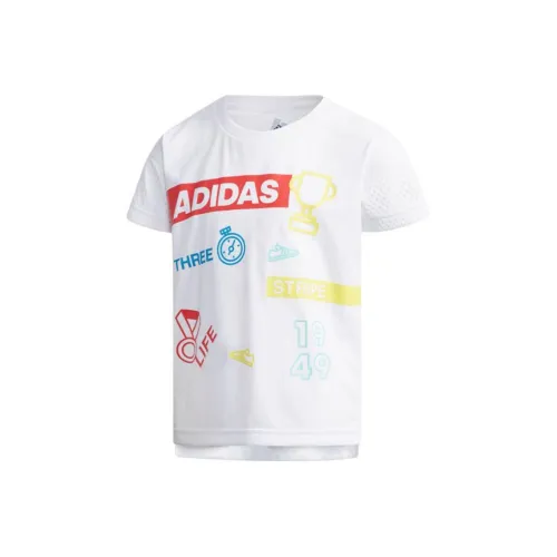 Adidas T-рубашка Белый Infant и Toddler