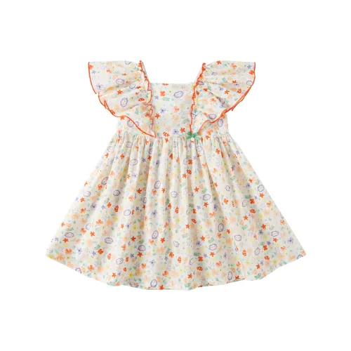 DAVE BELLA Платье с цветочным принтом для девочки