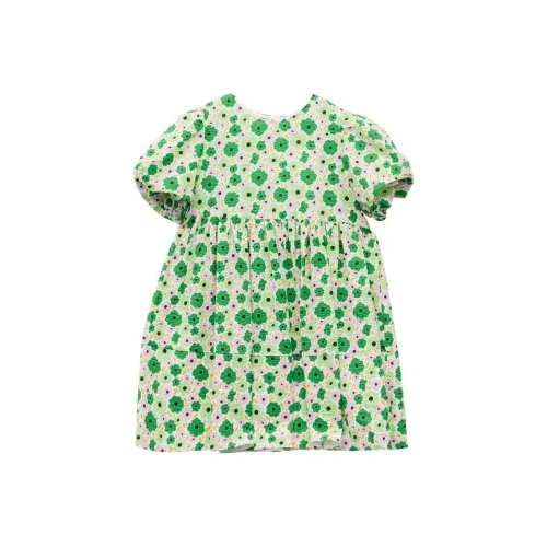 The More Also Детское платье изумрудно-зеленого цвета