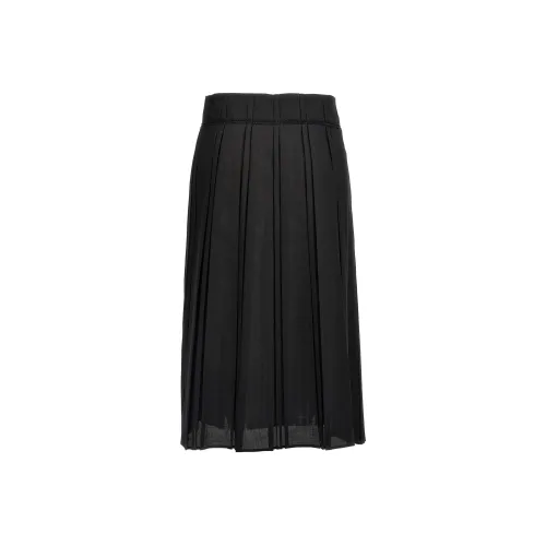 JIL SANDER SS25 Повседневный Длинный Юбка Женские Черный