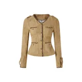 Пальто из льна