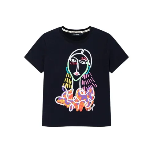 Desigual Черные Женские Футболки