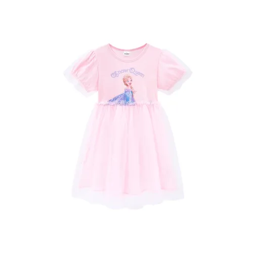 Disney Детское платье розовое для детей 3-7 лет