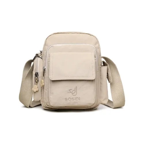 TOUTSEUL YOLO ПУ (полиуретан) Сумка через плечо Женская Экрю Небесно-синий Черный