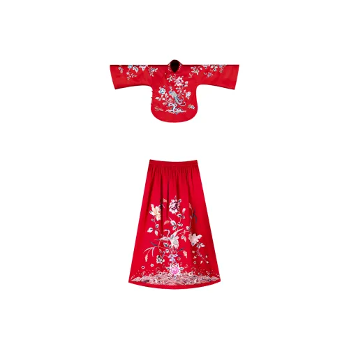 YICHENGFENGXU Комплект с юбкой женский красный