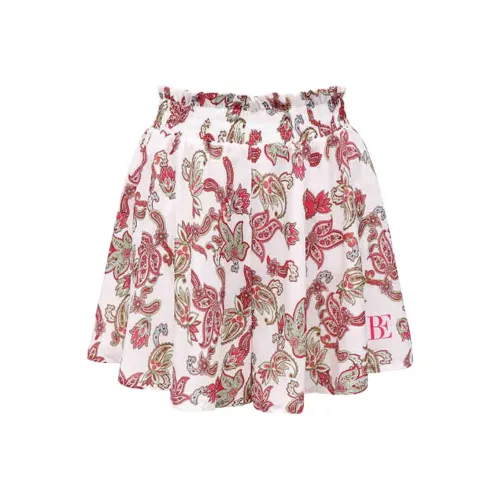 BALNEAIRE Пляжные шорты Женские Цветочные Розовые