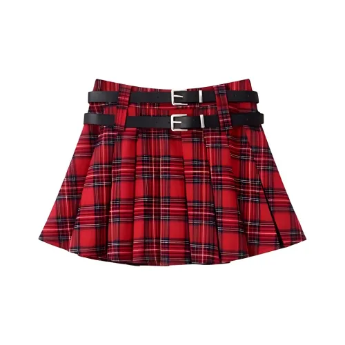 SONDR Повседневные короткие юбки женские красный