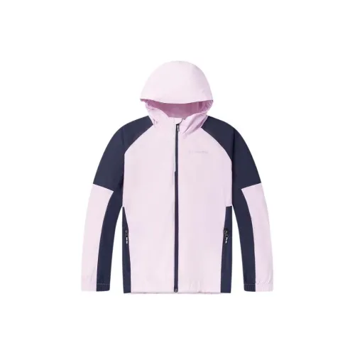 Коллаборация Columbia Ветровка Розовая Детская