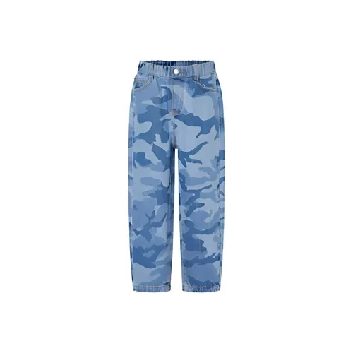 Little MO CO. Джинсы Детские Джинсовый Синий