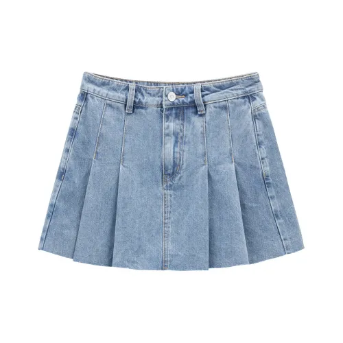 LEDIN Светло-синий деним Женские джинсовые шорты