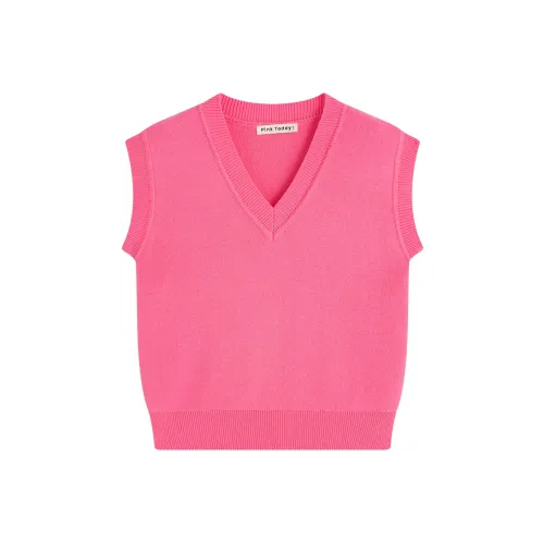 Pink Teddy Детский жилет розового цвета