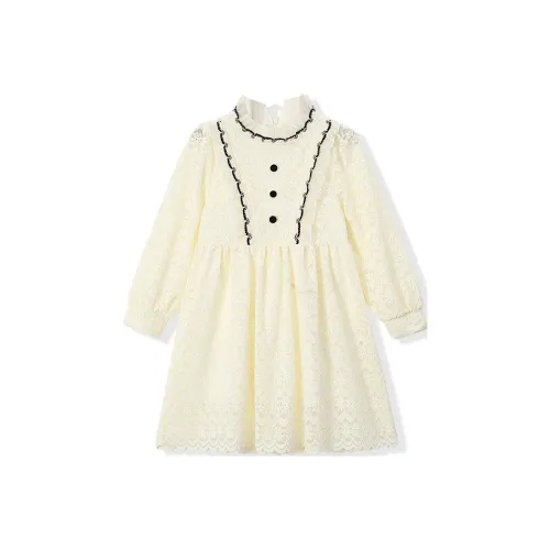 Montagut Бежевые Платья для Детей