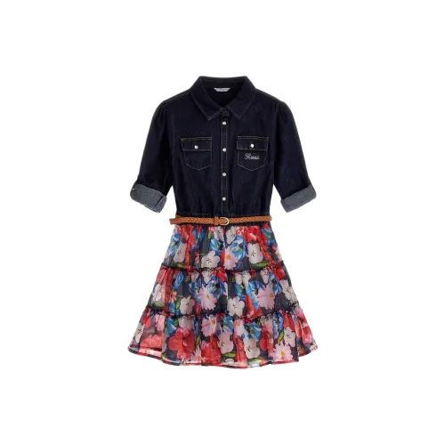 GUESS Kids Платья с цветочным принтом