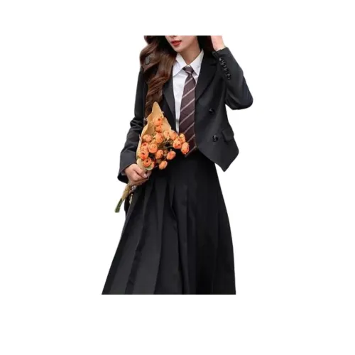 ASW ONLINE Черный Бизнес Костюм + Юбка Женская Униформа