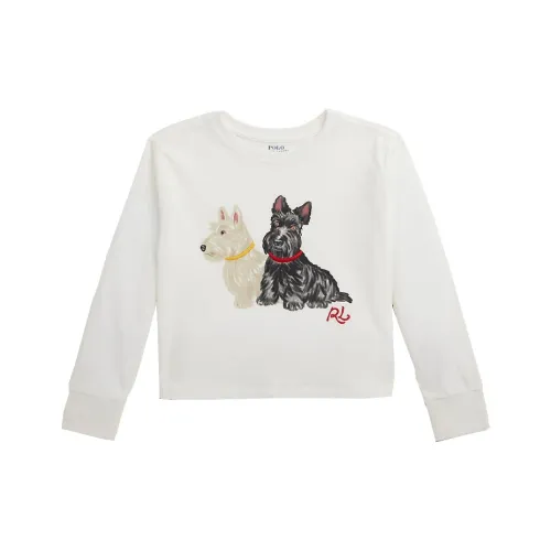 Polo Ralph Lauren T-рубашка FW24 Выстиранный Белый Детская