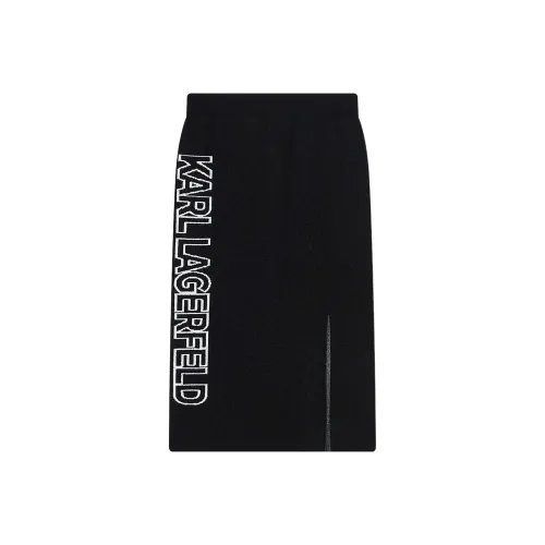 KARL LAGERFELD / Karl Lagerfeld Jeans Черный Женские Повседневные Длинные Юбки