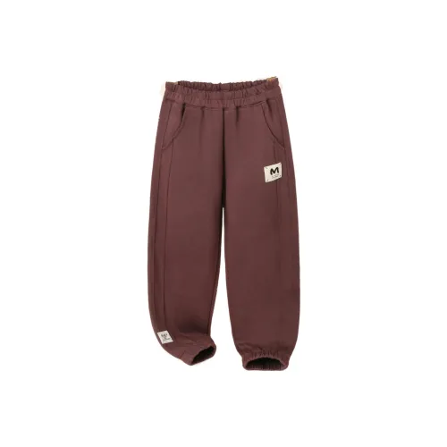 October Mommy Повседневные брюки Весна-осень Детский Бургунди