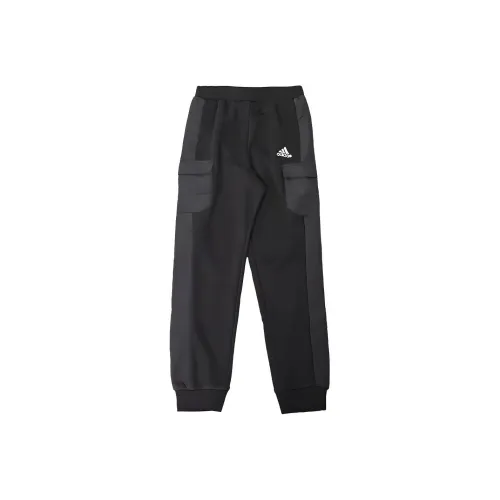 Adidas Вязаные тренировочные штаны черного цвета
