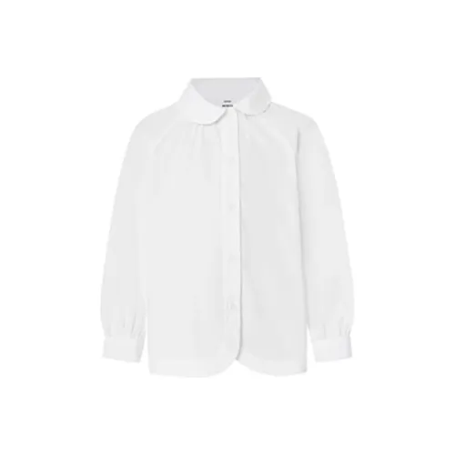 Little MO CO. Рубашка Raw Белая Детская