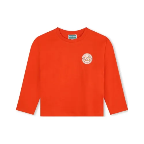 KENZO Ярко-красные детские футболки T
