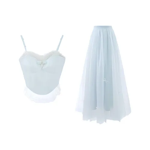 SECFLY OFFICIAL Комплект с юбкой Женские Синий