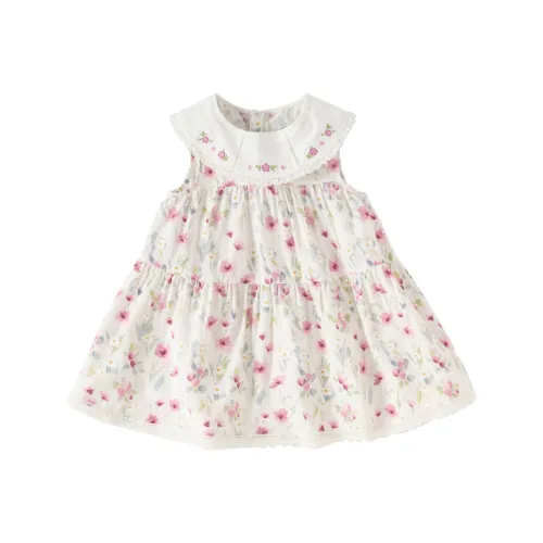 DAVE BELLA Платье с цветочным принтом для девочки