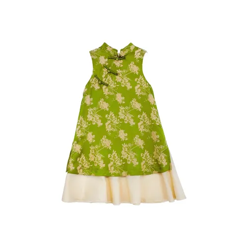 Туту Зеленый Детские Платья