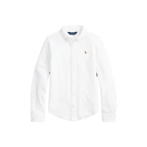 Polo Ralph Lauren Рубашка FW23 Белая Детская