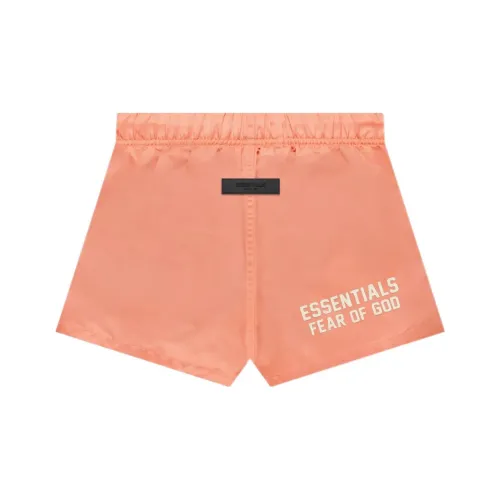 Fear Of God Essentials Шорты Детские Кораллово-Красные