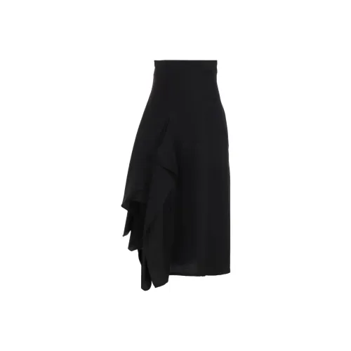 Yohji Yamamoto Femme SS25 Повседневный Длинный Юбка Женские Черный