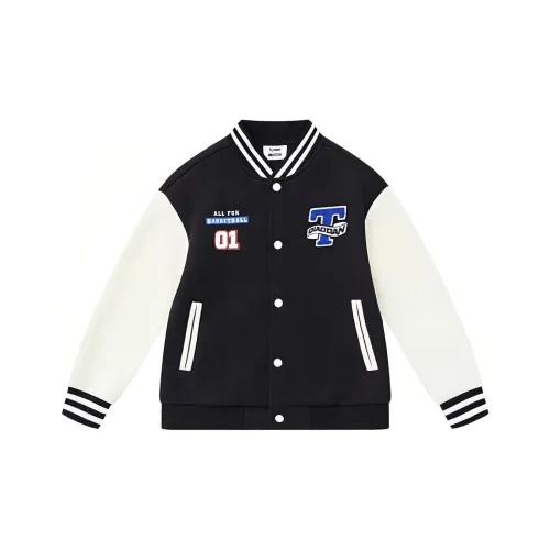 QIAODAN Черный Унисекс Бейсбольная Джерси