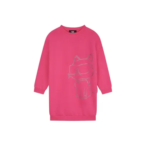 Karl Lagerfeld SS24 Платье Детское Фуксия