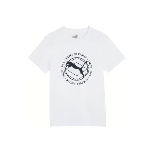 PUMA Активный Белый Kids T Рубашки