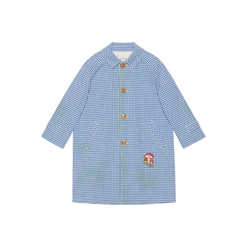 GUCCI Blue Kids Шерстяное пальто
