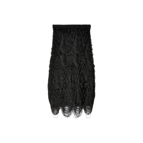 Ferragamo FW24 Повседневная Длинная Юбка Женская Черная