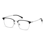 Серебристый, черный - [Светлый, титановый, рама]