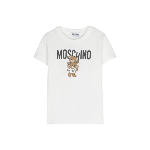MOSCHINO Белая Детская Рубашка
